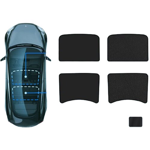 INF Sončna zavesa Ice Crystal za Teslo Model 3 (2019-2023) in Model Y Black Model 3, (21685793) Cene