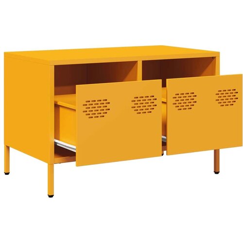 VidaXL TV ormarić boja senfa 68x39x43,5 cm čelični Slike