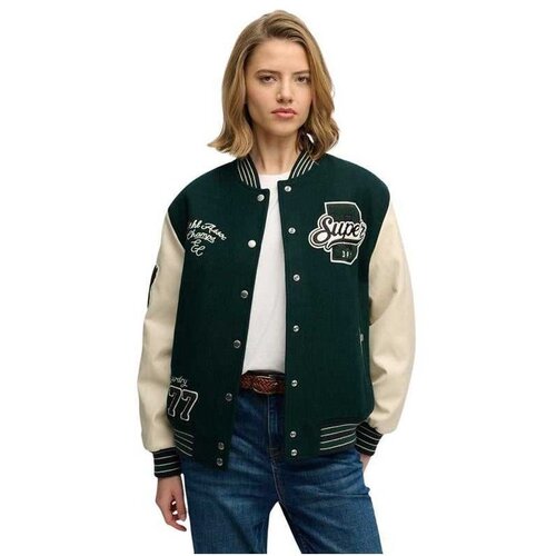 Superdry tamnozelena bomber jakna Cene