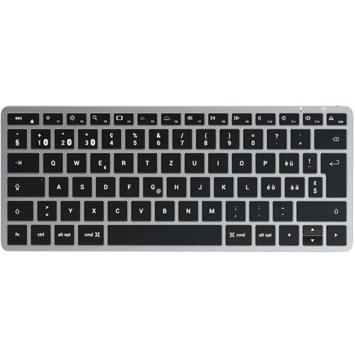 Satechi Kompaktna tanka &scaron;panska Bluetooth osvetljena tipkovnica X1 brez numerične tipkovnice, Siva, (5000284029) Cene