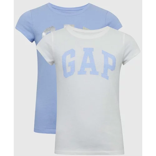 GAP V-SS VALUE GRAPHIC 2PK Majica za djevojčice, plava, veličina