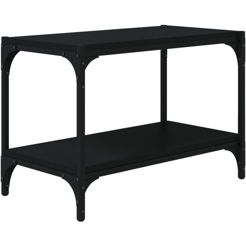 VidaXL TV omarica črna 60x33x41 cm inženirski les in jeklo, (20734687) Slike