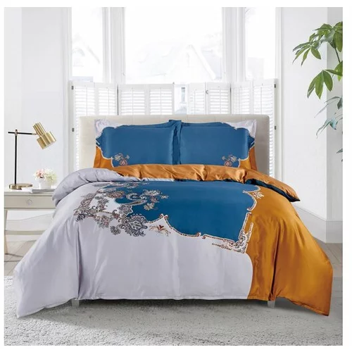Svilanit bombažno-satenasta premium posteljnina s potiskom Quinn, 140x200+50x70 cm