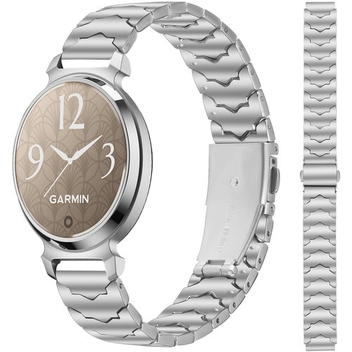 INF združljiv s garmin lily 2 nerjaveče jeklo bat watch band 12mm silver, (5000090691) Cene