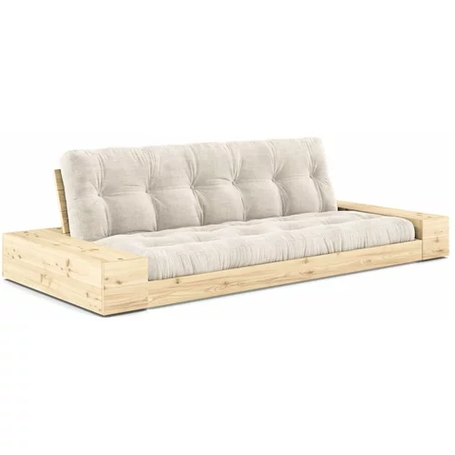 Karup Design Bijela sklopiva sofa od samta 244 cm Base –
