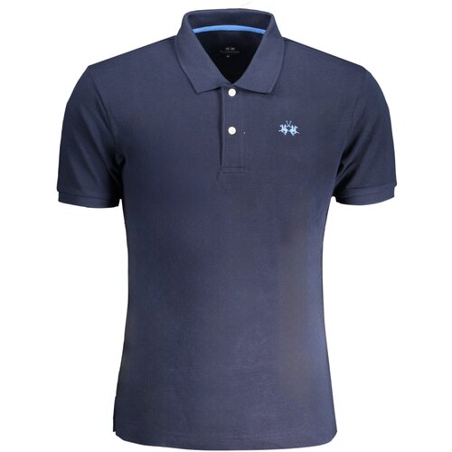 La Martina MEN&amp;amp;#39;S BLUE SHORT SLEEVED POLO SHIRT Slike