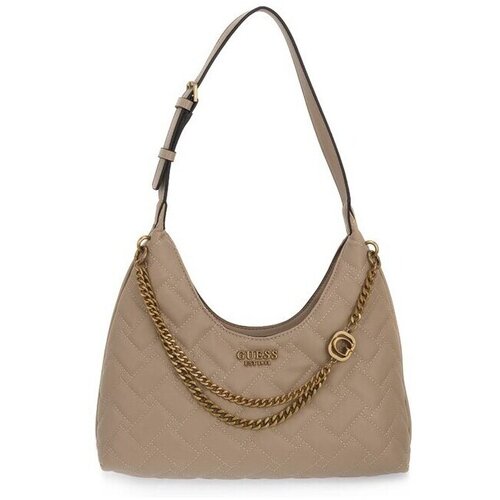 Guess Ročne torbice Bei Gracelynn Hobo Bež Slike