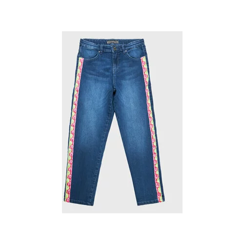 Guess Jeans hlače J2BA08 D4UM0 Mornarsko modra Regular Fit