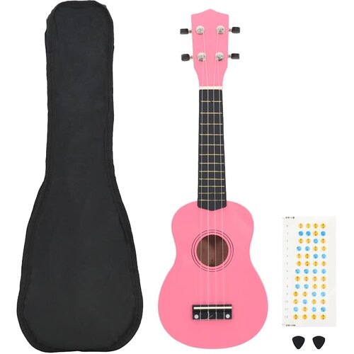  Set dječjeg ukulelea Soprano s torbom ružičasti 23 " Cijene