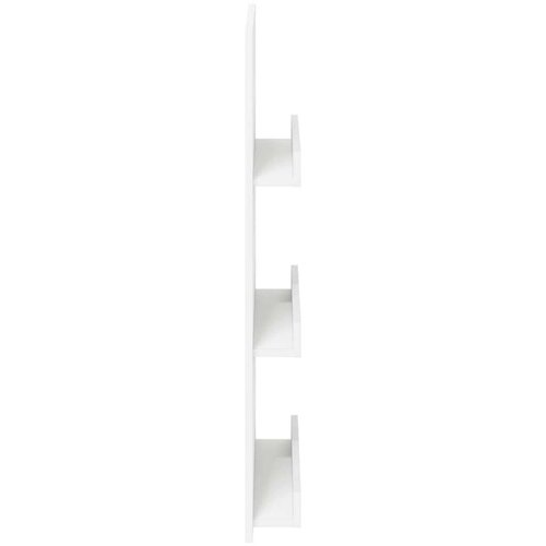  Polica za časopise Bijelo 51 x 11 x 102 cm Konstruirano drvo Slike