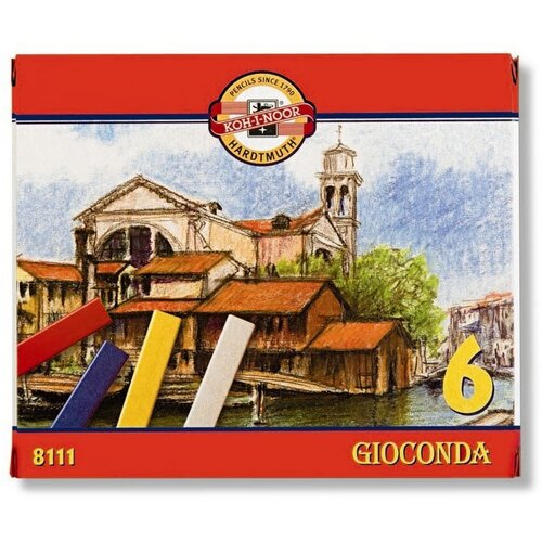 Uljane krede GIOCONDA - 6-delni set (Uljane krede KOH-I-NOOR) Slike