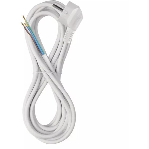  Priključna vrvica PVC 3×1mm bela 5M Cene