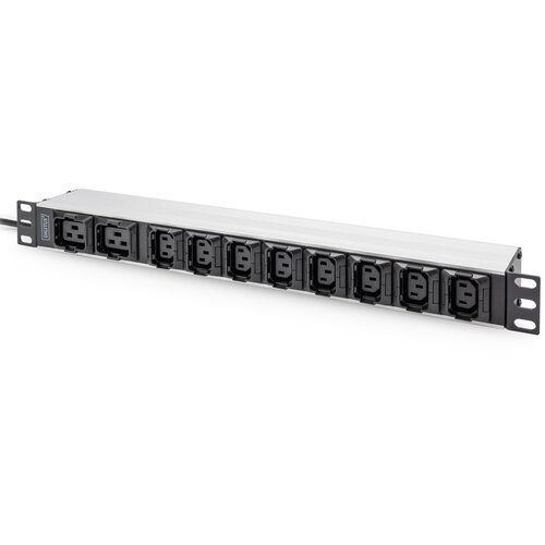 Digitus Socket Strip with Aluminum Profile, 10-way, 2 m cable IEC C20 plug Cijene