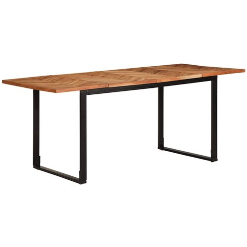 VidaXL Jedilna miza 180x90x75 cm Masivni les Akacija Slike