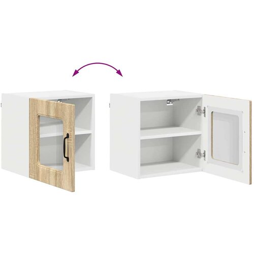 VidaXL Zidni kuhinjski ormarić 2 pcs Sonoma hrast 40 x 31 x 40 cm Slike