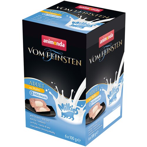 Animonda Vom Feinsten Adult Milkies 6 x 100 g - Pi&amp;scaron;čanec &amp;amp; mlečna sredica Slike