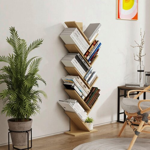MID.YOU REGAL 40/140/20 cm medeni hrast Slike