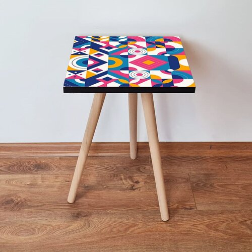 Hanah home klub sto Shp215, 35x42x35 cm, Šareni Cene