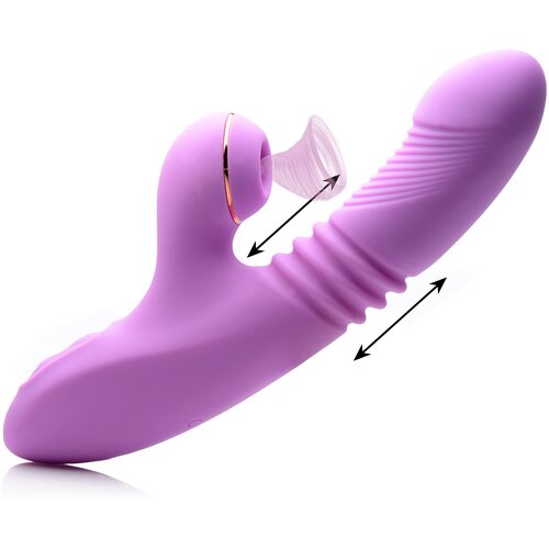Shegasm Pro-Thrust Suction Rabbit Purple Cene