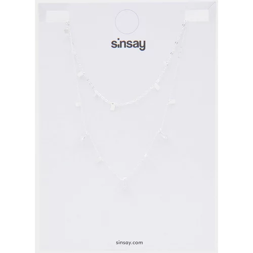 Sinsay - Komplet 2 ogrlic - Srebrna
