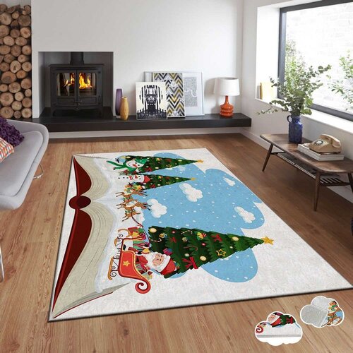 Conceptum Hypnose tepih s novogodi&scaron;njim motivima Asr-Crpt-13, Pravougaoni, 120 x 180 cm, &Scaron;areni Cijene