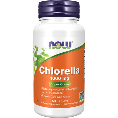 Now Foods Chlorella - Klorela NOW, 1000 mg (60 tablet) Cene