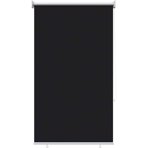 vidaXL Rolo zavjesa za vanjsku uporabu s UV za&scaron;titom Crna Poliester - Crna 80 x 230 cm Cijene