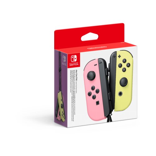 Nintendo gamepad switch joy-con par (pink and yellow) Slike