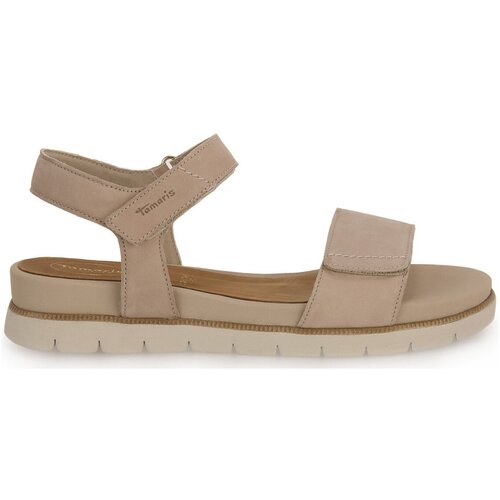 Jana Sandali &amp;amp; Odprti čevlji 403 BEIGE NUBUCK Bež Slike