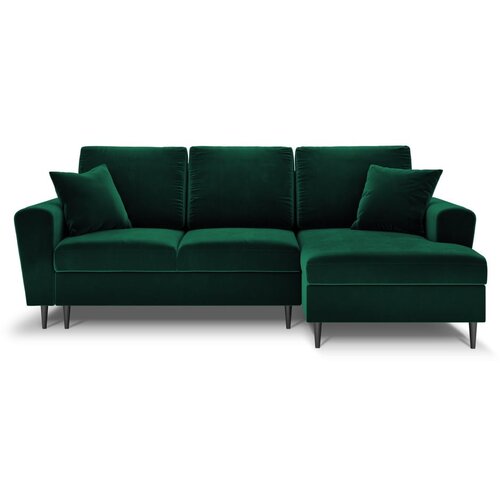 Cosmopolitan Design Zelena baršunasti sklopiva/s prostorom za odlaganje kutna garnitura (s desnim kutom/s ležaljkom) Kyoto – Cijene