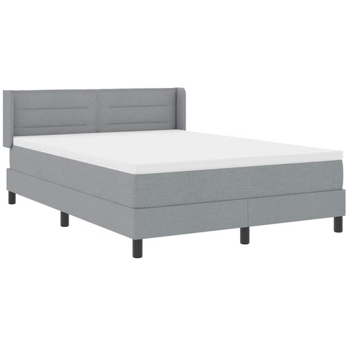  s opruga kutije Svijetlo siva 200 x 160 cm tkanina Slike