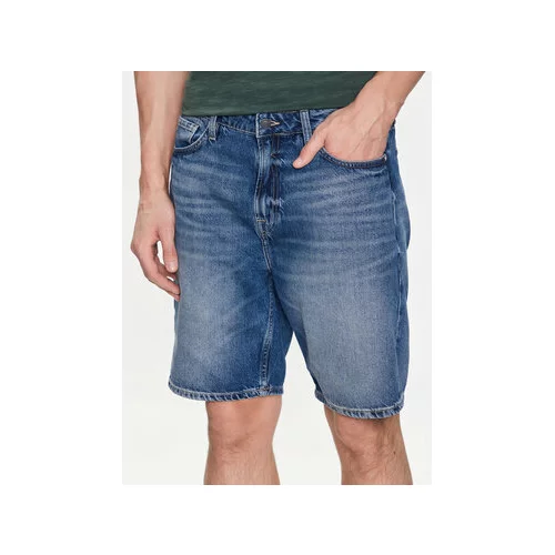 Guess Jeans kratke hlače Angels M3GD03 D4T9G Mornarsko modra Slim Fit