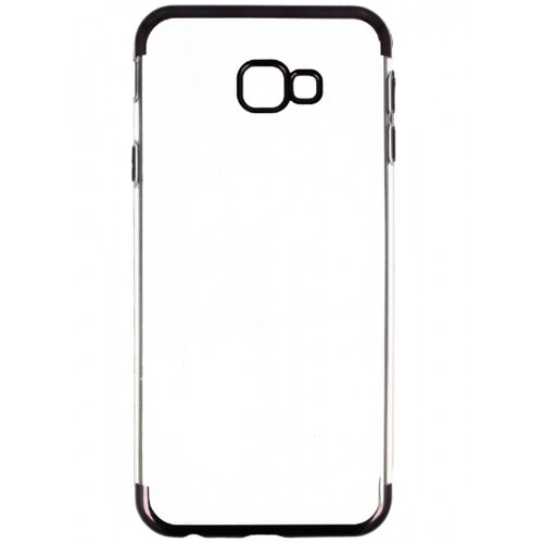  Elegance ultra tanek silikonski ovitek za Samsung Galaxy J4 Plus (2018) J415 - prozoren s črnim robom Cene