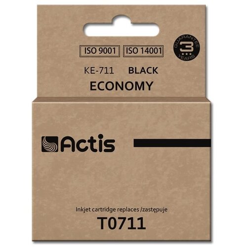 Actis KE-711 Ink (replacement for Epson T0711, T0891, T1001; Standard; 15 ml; black) Slike
