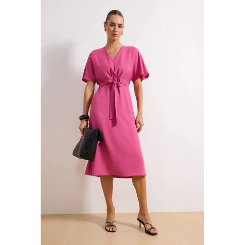 TRENDYOLMILLA Ženska haljina Twoss23El01543, Roze Cene