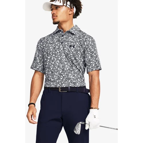 Under Armour UA Playoff 3.0 Printed Polo majica Modra