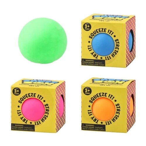 Ozzo Squeezy stressball, gumena igračka, lopta, 6,5cm, miks Cene