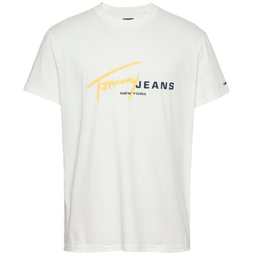 Tommy Jeans Polo majice dolgi rokavi TJM REG SIGNTR DNA DM0DM20817 Bela Slike