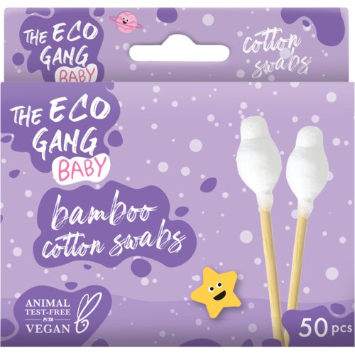 The Eco Gang Baby Cotton Swabs - 50 komada Slike