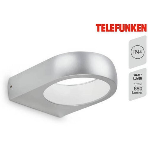 XXXL Telefunken 320204TF - LED spoljna zidna svetiljka LED/6,5W/230V IP44 matni hrom Slike
