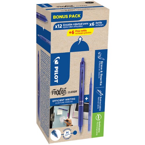 Pilot roler FRIXION BALL CLICKER 07, BONUS PAKET, (21656190) Slike