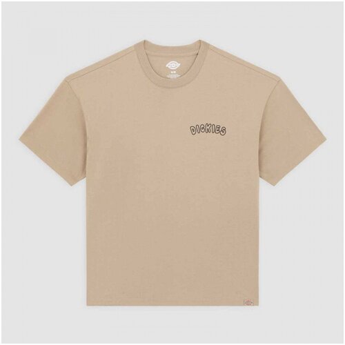 Dickies Majice s kratkimi rokavi Decartuville tee ss Bež Slike