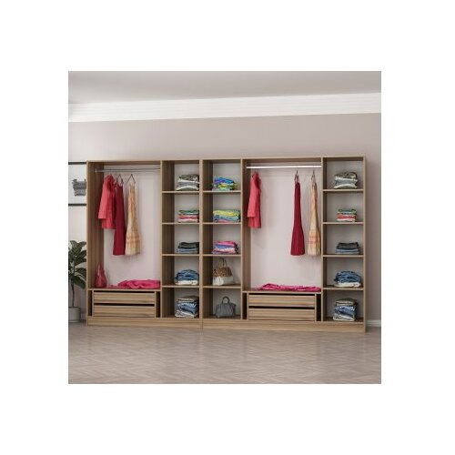Hanah home Ormar Kale 315x210x52cm Siva Slike
