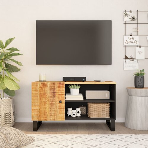 vidaXL TV omarica 80x33x46 cm trden mangov les in inženirski les Cene