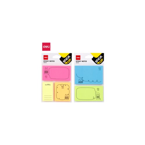 Deli STIKER BLOK NEON, SET 50 LISTA MIX BOJE EA55502 Cene