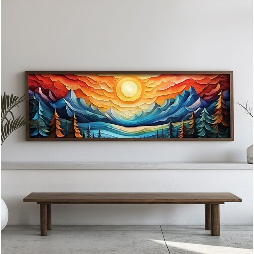 Wallity Slika EMR057, 40 x 120 x 3 cm Cijene