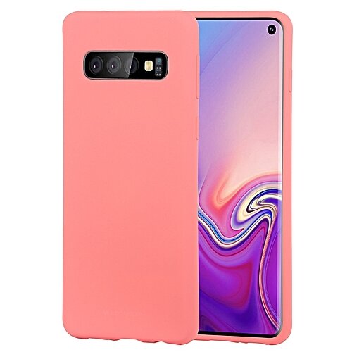 Goospery soft feeling silikonski ovitek za Samsung Galaxy S10 G973 - roza Cene