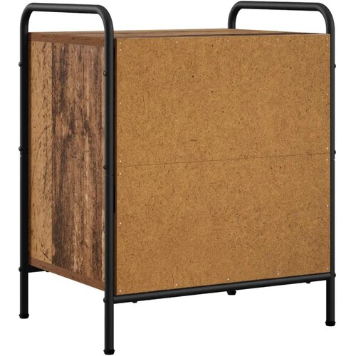  Noćni ormar Staro drvo 48 x 36 5 x 60 cm Konstruirano drvo - Staro drvo 1 Slike
