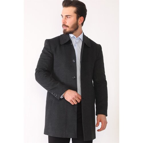 Dewberry PLT8364 MEN'S COAT-ANTHRACITE Cene