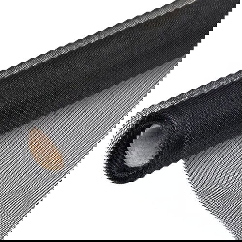 VidaXL Mreža iz steklenih vlaken 100x1000 cm črna Slike